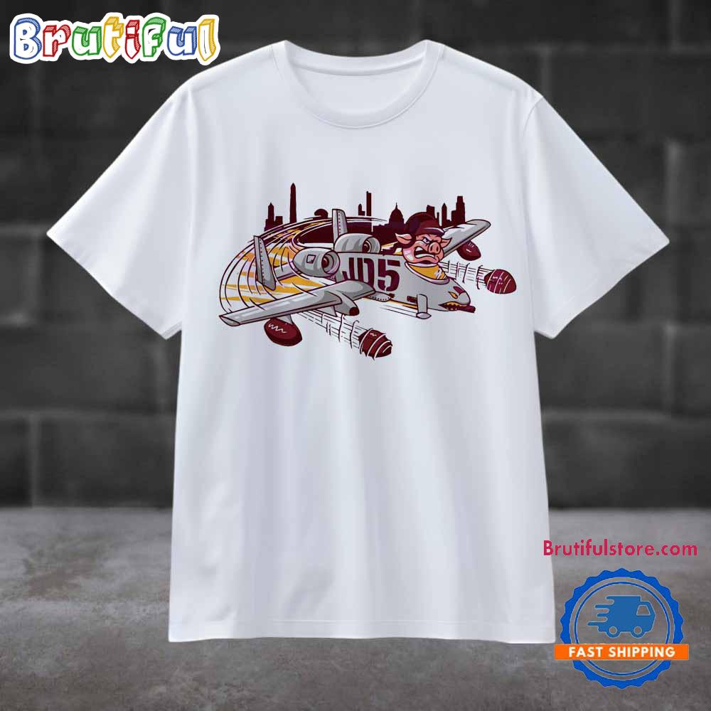 Washington Commanders Jd5 Plane Jayden Daniels T Shirt