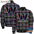 Washington Commanders National Football League Crucial Catch Intercept Cancer Unisex Varsity Jacket