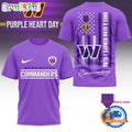 Washington Commanders National Purple Heart Day Limited Edition 3D Shirt