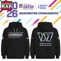 Washington Commanders NFL Crucial Catch 2026 Limited Edition Black Hoodie Shirt, Football New Design Shirt