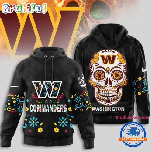Washington Commanders NFL Dia de los Muertos Limited Editions Hoodie Shirt