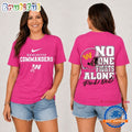 Washington Commanders NFL No One Fight Alone Pink Out T Shirt