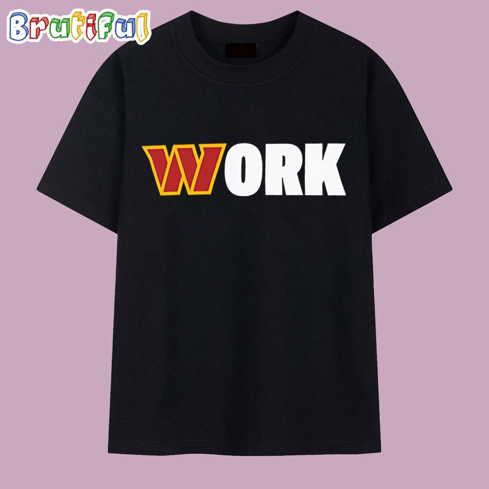 Washington Commanders Work Logo T Shirt