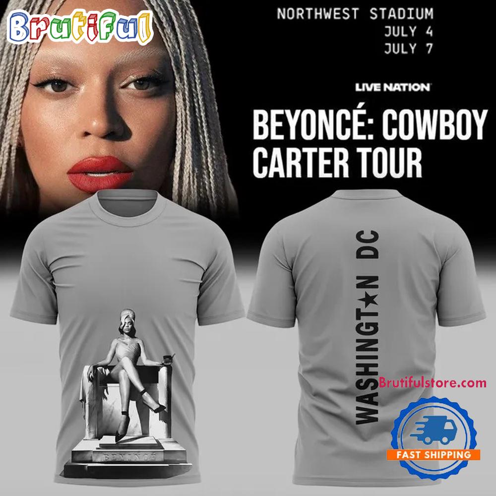 Washington Commanders x Beyonce Cowboy Carter Tour 2025 T Shirt