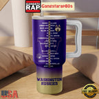Washington Huskies Let Purple Reign Again Tumbler Cup 40oz