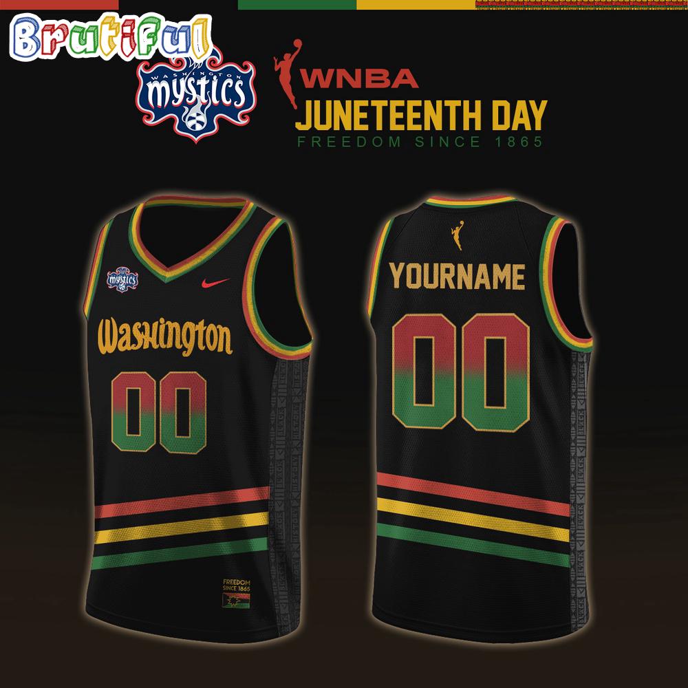Washington Mystics 2026 WNBA x Juneteenth Day Limited Edition Basebketball Jersey