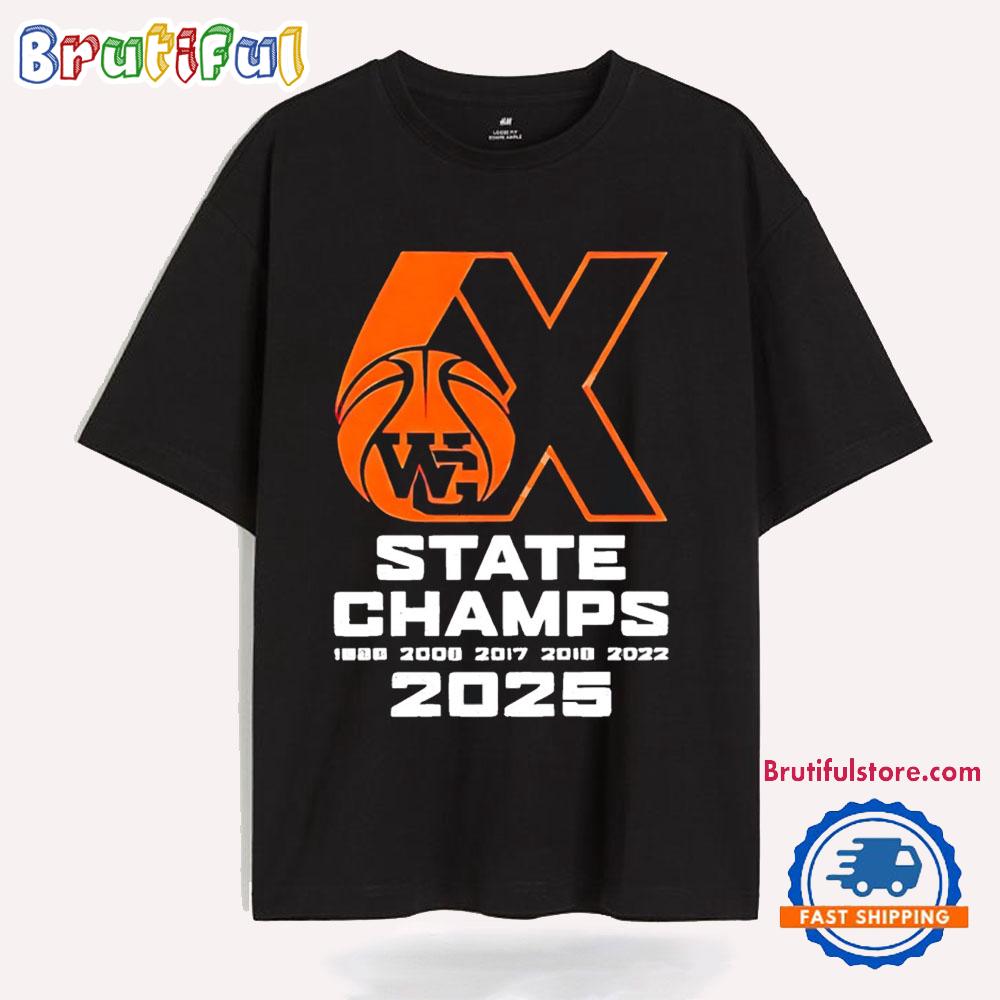 Webster Groves Basketball 6x State Champs 2025 T Shirt