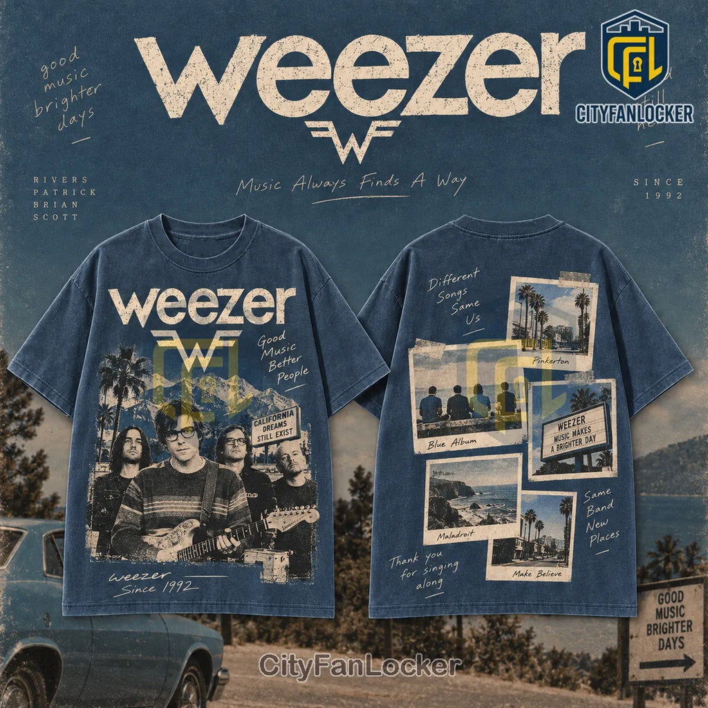 Weezer Indie Rock Band Shirt