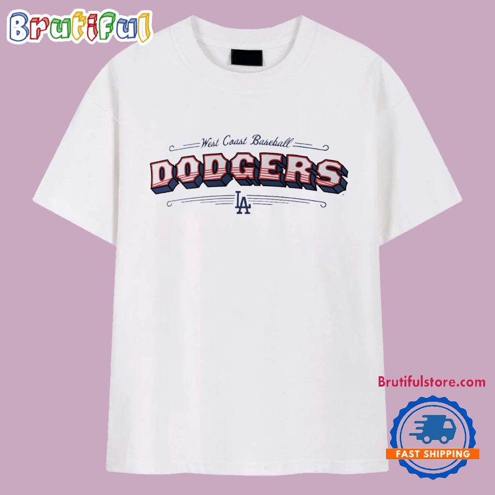 West Coast Baseball Los Angeles Dodgers T Shirt