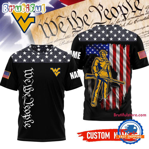 West Virginia Mountaineers 2025 NCAA We The People Limited Edition 3D Shirt