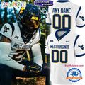 West Virginia Mountaineers Football Game White Limited Edition Football Jersey