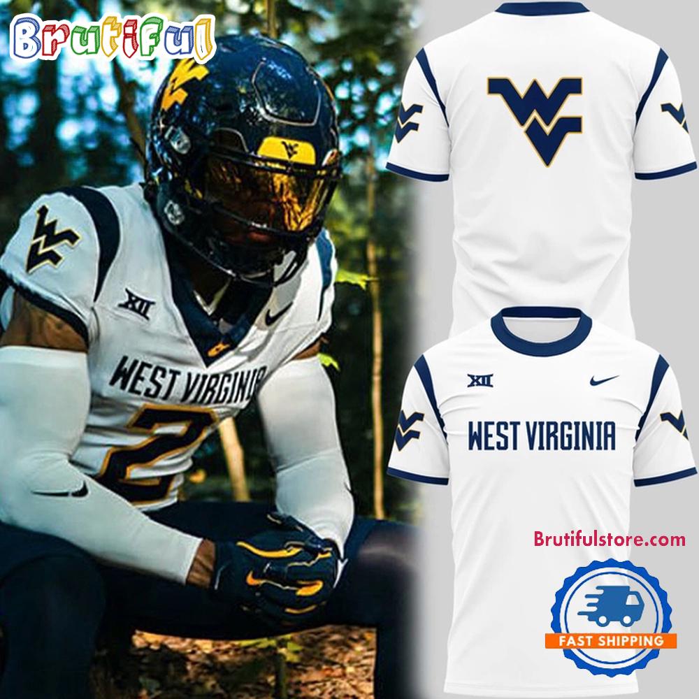 West Virginia Mountaineers Football Game White Limited Edition T Shirt