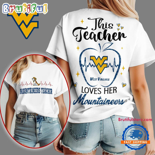 West Virginia Mountaineers Teacher Appreciation Month Vintage T Shirt