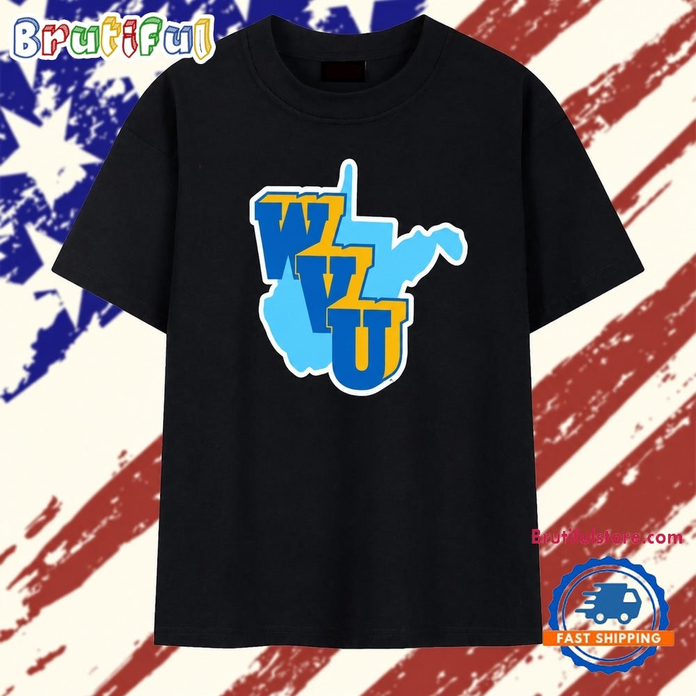 West Virginia Mountaineers University Logo T Shirt