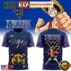 West Virginia Mountaineers x One Piece 2025 All Over Print Hoodie
