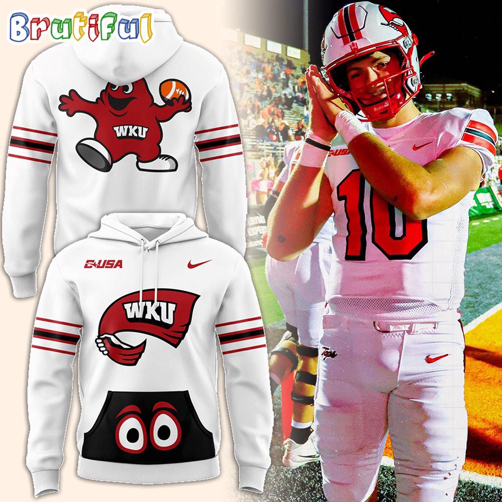 Western Kentucky Hilltoppers 2025 Limited White Hoodie T-Shirt
