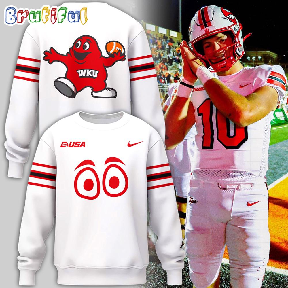 Western Kentucky Hilltoppers 2025 Limited White Hoodie T-Shirt