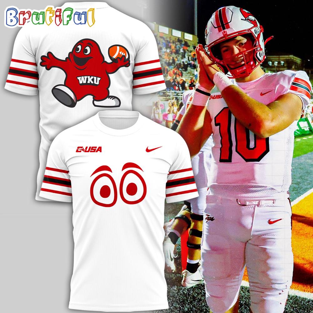 Western Kentucky Hilltoppers 2025 Limited White Hoodie T-Shirt