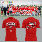 Western Kentucky Hilltoppers Baseball x 2025 CUSA Tournament Champions Red Hoodie T-Shirt