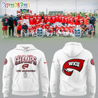 Western Kentucky Hilltoppers Baseball x 2025 CUSA Tournament Champions White Hoodie T-Shirt