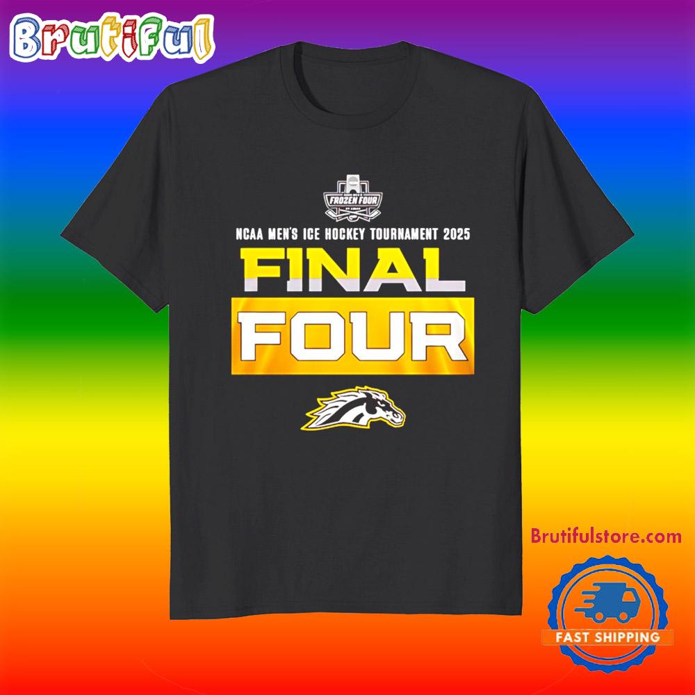 Western Michigan Broncos 2025 NCAA Men’s Hockey Tournament Final Four T Shirt