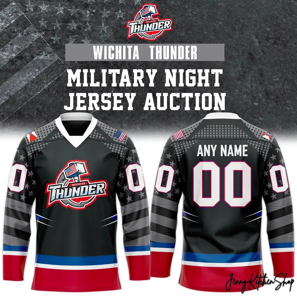 Wichita Thunder Military Night 2026 Jersey