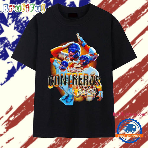 William Contreras Milwaukee Brewers Signature Graphic 2025 T Shirt