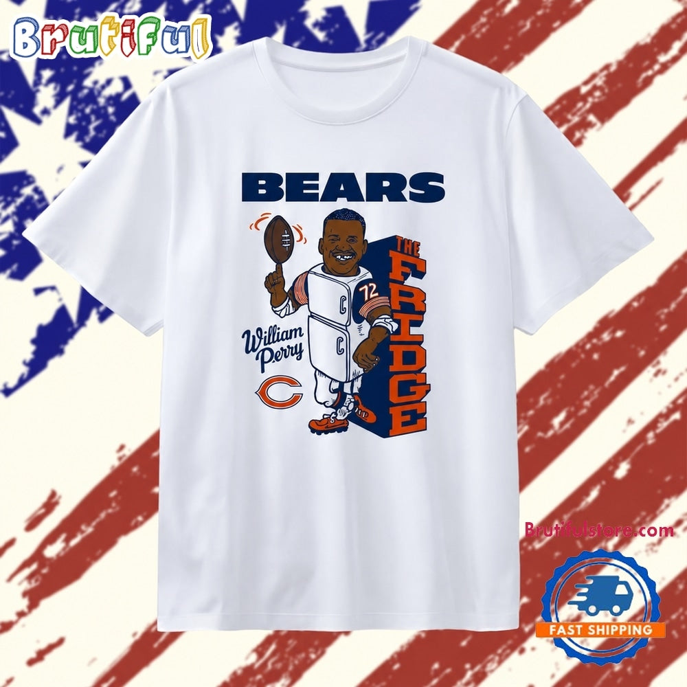 William Perry The Fridge Chicago Bears 72 T Shirt