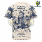 Willie Nelson Lyric Cream T-Shirt 2026