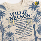Willie Nelson Lyric Cream T-Shirt 2026
