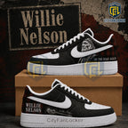 Willie Nelson x AF1 Iconic Singer Air Force 1 Low Top Sneakers
