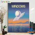 Windows Band West Coast 2024 Tour Wall Art Poster Canvas