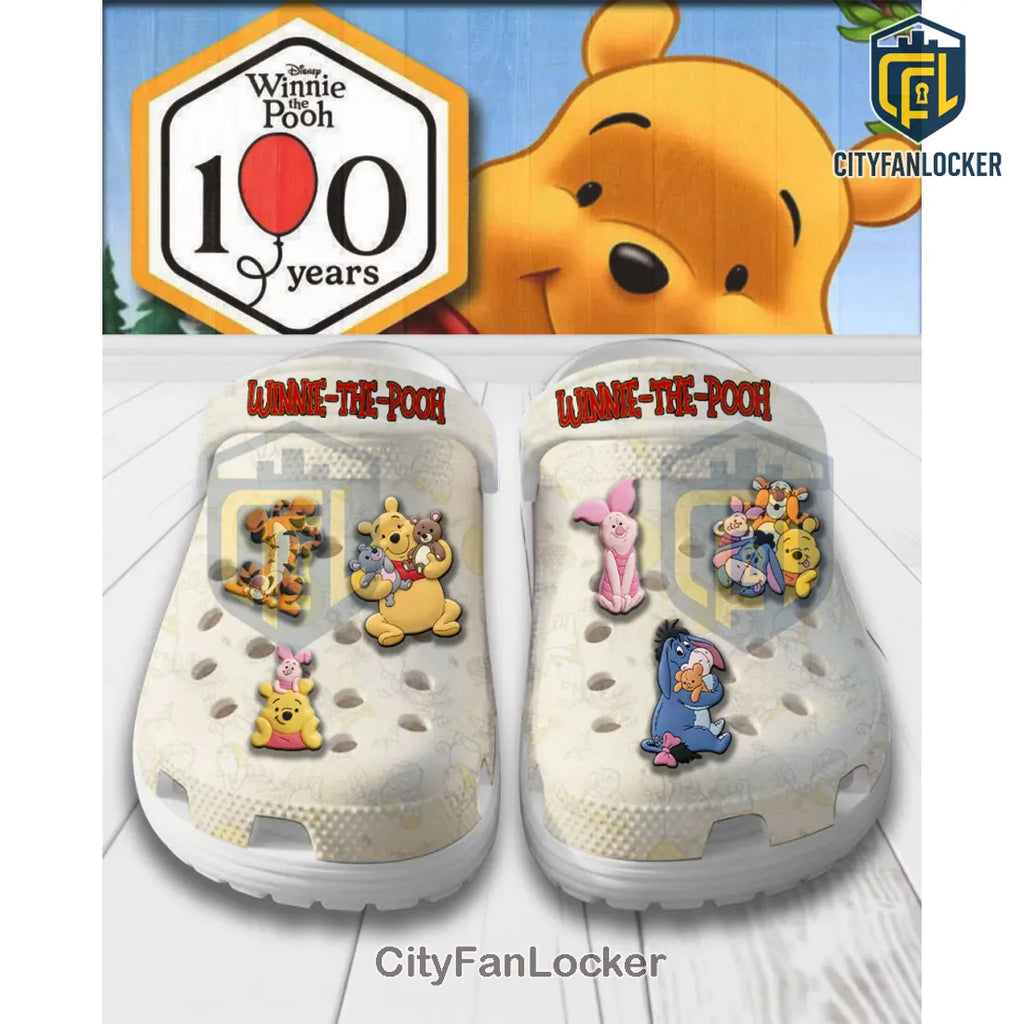 Winnie the Pooh 100th Anniversary Clogs