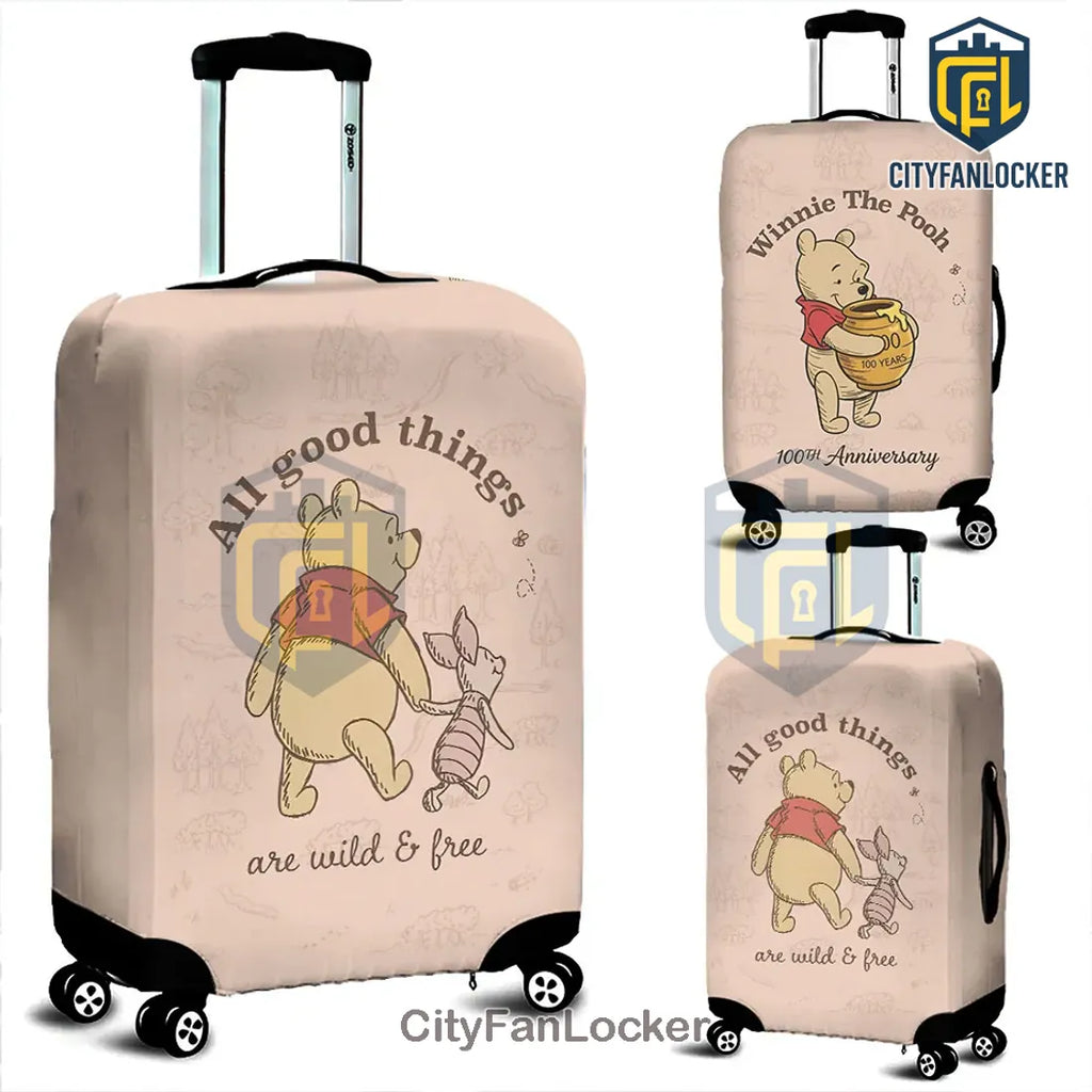 Winnie the Pooh 100th Anniversary Luggage Cover