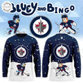 Winnipeg Jets 2025 Bluey And Bingo Limited Hockey Jersey