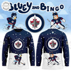 Winnipeg Jets 2025 Bluey And Bingo Limited Hockey Jersey