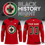 Winnipeg Jets Black History Night 2026 Hockey Jersey
