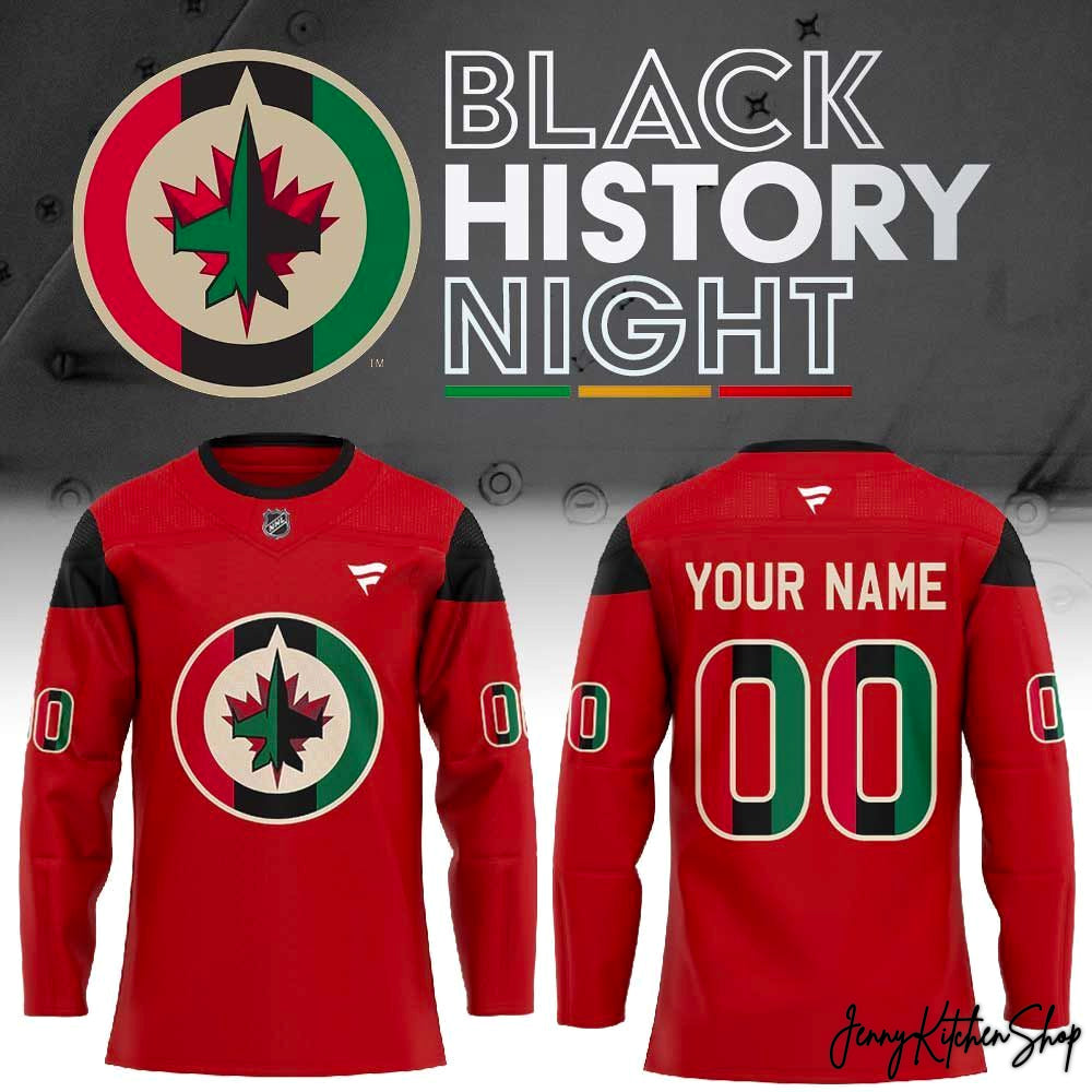 Winnipeg Jets Black History Night 2026 Hockey Jersey
