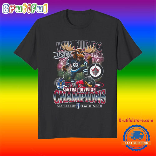 Winnipeg Jets Central Division Champions Stanley Cup Playoffs 2025 Shirts