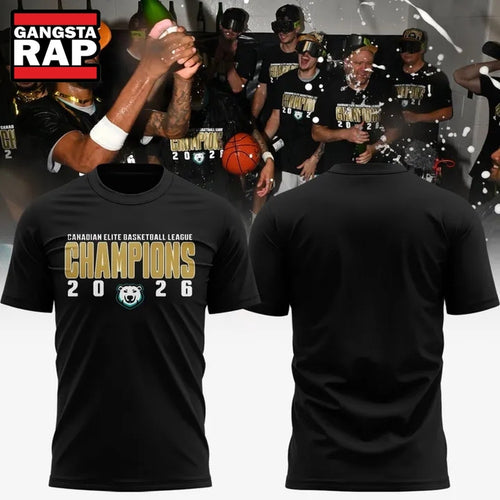 Winnipeg Sea Bears Canadian Elite Basketball League Champions 2026 Hoodie T-Shirt