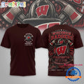 Wisconsin Badgers 2026 NCAA Firefighter Built for the Fire 3D Shirt