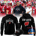 Wisconsin Badgers Football Head Coach Luke Fickell Jump Around 2026 Hoodie T-Shirt