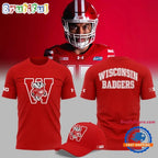 Wisconsin Badgers Football ThrowBack 2026 Limited Edition Hoodie T-Shirt