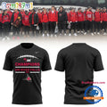 Wisconsin-River Falls Falcons Football 2025 NCAA Champions Black T Shirt