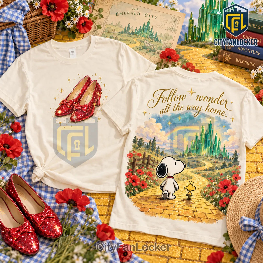 Wizard of Oz Snoopy Follow the Wonder Shirt