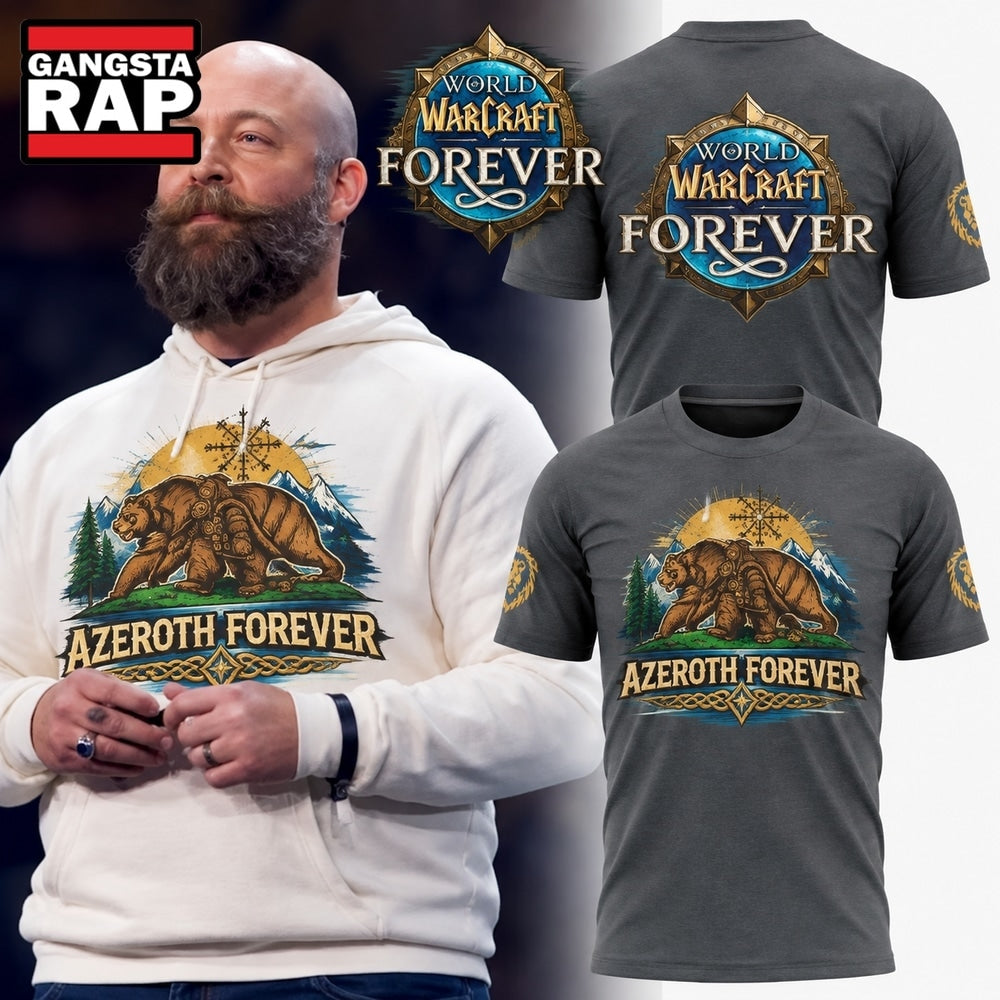 World Of Warcraft Azeroth Forever 2026 3D Shirt