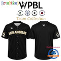 WPBL Los Angeles Queens 2026 Black Baseball Jersey