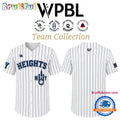 WPBL New York Heights 2026 White Baseball Jersey