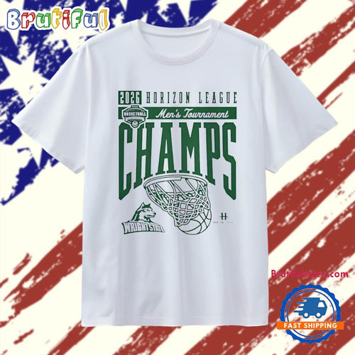 Wright State Basketball 2026 Horizon League Men’s Tournament Champions T Shirt