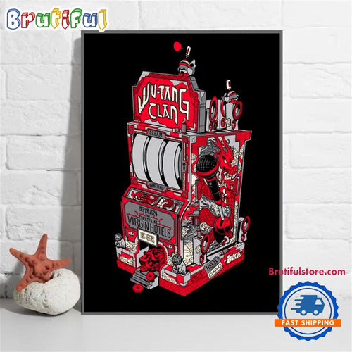 Wu-Tang Clan September 28 2024 The Theater at Virgin Hotels Las Vegas Wall Art Poster Canvas